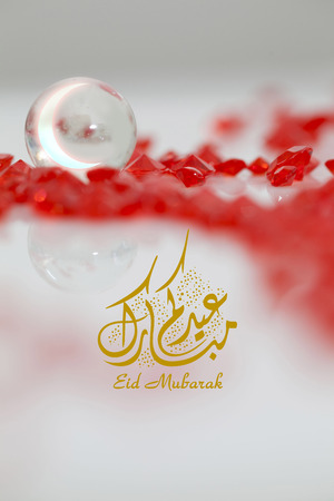 Eid Mubarak greeting cardの写真素材