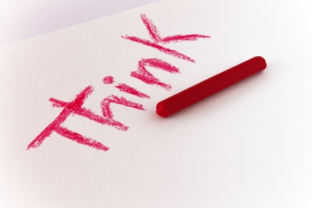 thinkの写真素材