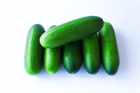 green cucumberの写真素材