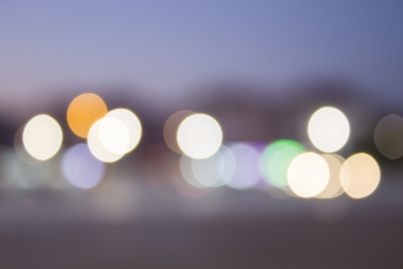 sunset bokehの写真素材