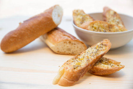 GARLIC BREADの写真素材