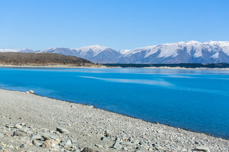 LAKE TEKAPO NEW ZEALANDの写真素材