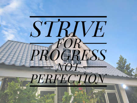 Inspirational quote with blurry background. Decision concept.の写真素材