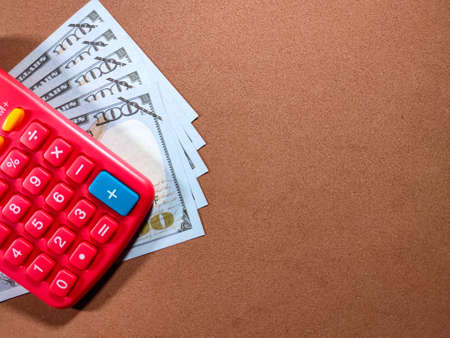 Selective focus of pencil and glasses on black background with copy space.の写真素材