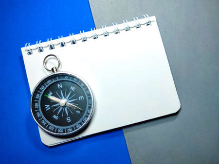 Selective focus of pencil and calculator with text CORE VALUES on red background.Business concept.の写真素材