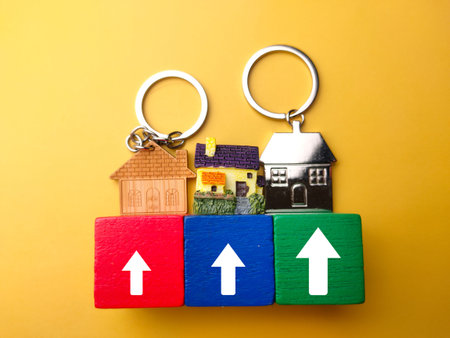 The concept of house price increase for each type of house you want to buy.