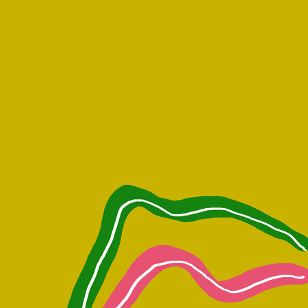 Abstract multicolor wave backgrounds illustration and textures with colorful abstract art creations, minimalist aesthetic design with abstract organic shapesの写真素材