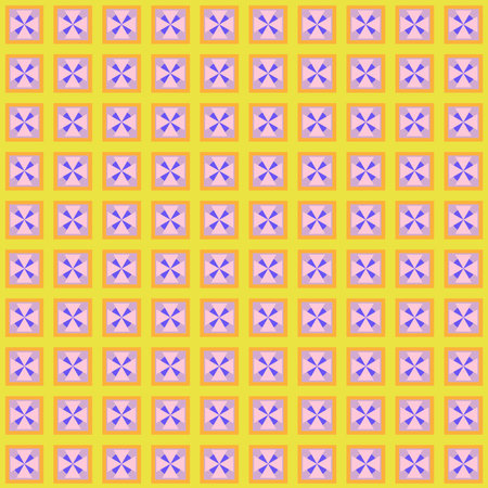 Beautiful abstract of repeated pattern with harmony colors.のイラスト素材