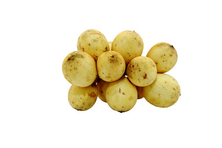 Longkong, Langsat or Lanzones fruit is endemic to Southeast Asia.の写真素材