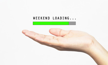 weekend loadingの写真素材