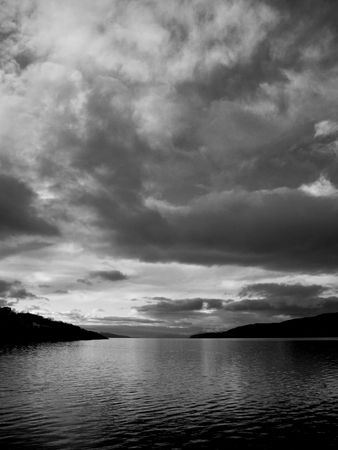 Clouds and Waterの写真素材
