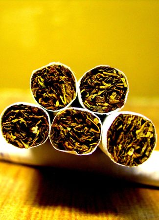 cigarettes macroの写真素材