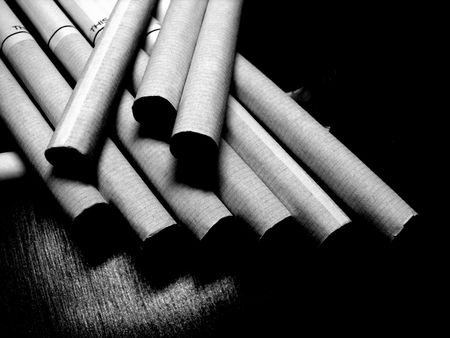 bunch of cigarettesの写真素材