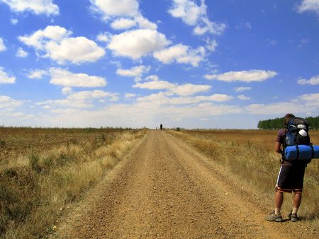 camino de santiagoの写真素材