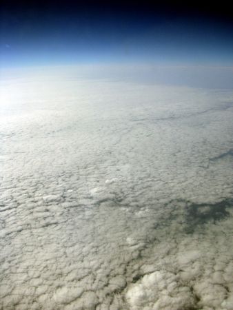horizon in the backgroundの写真素材