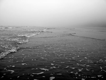 wave in the sea in koreaの写真素材