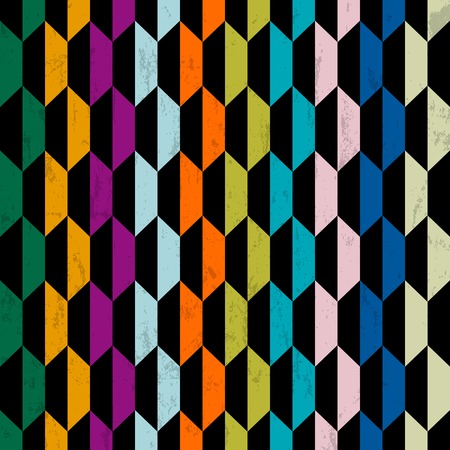 colorful geometric background, with mosaic, grungyのイラスト素材