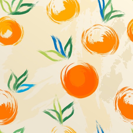 seamless background pattern, with circles, strokes and splashes, grungyのイラスト素材