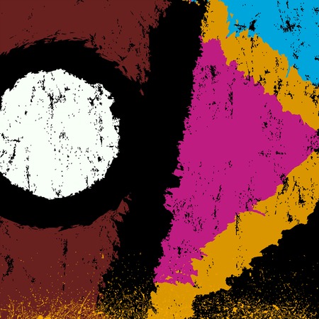 abstract background, with strokes and splashesのイラスト素材