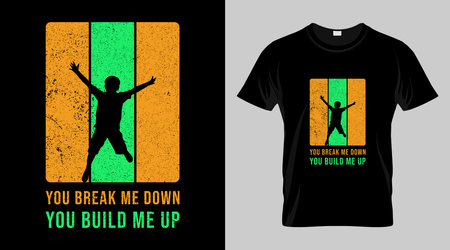 Kids typography vector t-shirt designのイラスト素材