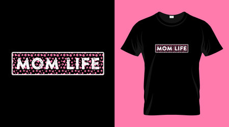 International mother's day t-shirt design, typography vector t-shirt, superhero mom svg t-shirt, mom life t-shirtのイラスト素材