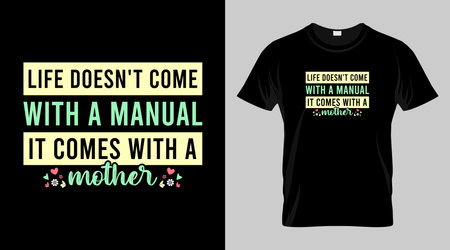 International mother's day t-shirt design, typography vector t-shirt, mother's day vector t-shirtのイラスト素材