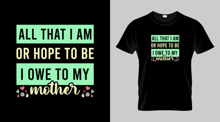 International mother's day t-shirt design, typography vector t-shirt, mother's day vector t-shirtのイラスト素材