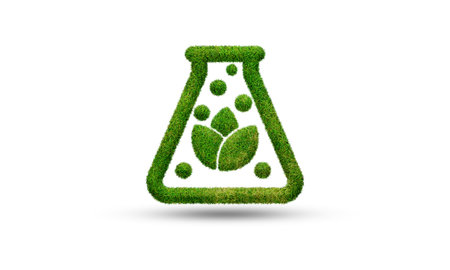 3d bio science sign One of larger set of high quality ecology symbols