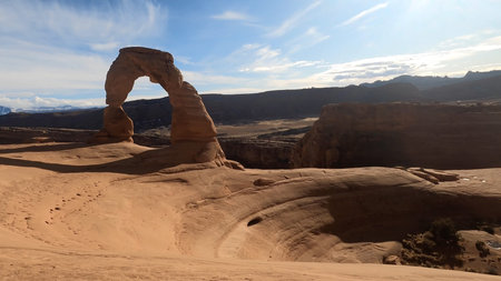 Beautiful Sunset Image taken at Arches National Park in Utah