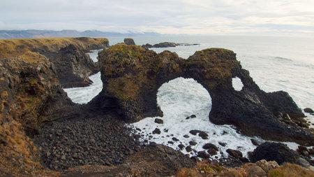 Colorful Landscapes of Iceland Beautiful sunrise scene