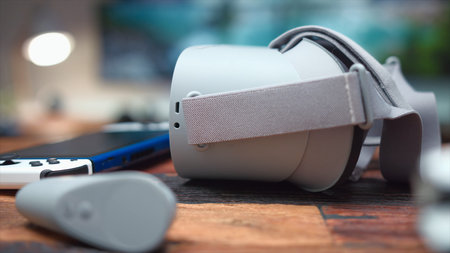 3d 360 vr headset reality glasses goggles lenses