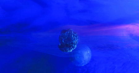 Motion Color drop in water,Ink swirling in ,Colorful ink abstraction