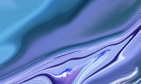 Colorful Abstract Liquid geometric gradient waves vector background