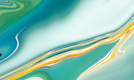 Colorful Abstract Liquid geometric gradient waves vector background