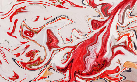 Hand painted background with mixed liquid Abstract fluid acrylic painting