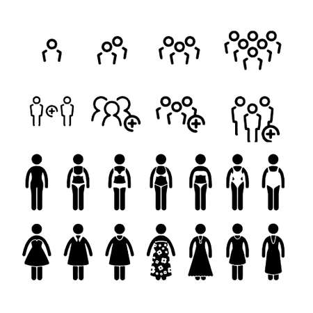 Simple Set of Business People Related Vector Line Icons. Contains such Icons as One-on-One Meeting, Workplace, Business Communicationのイラスト素材
