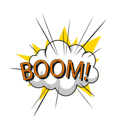 comic book design elements vector illustratorのイラスト素材