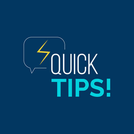 Quick Tips sign over watercolor art brush stroke paint Vectorのイラスト素材