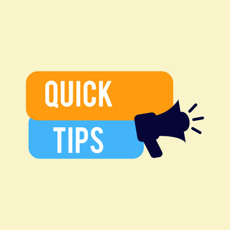 Quick tips Modern helpful tips Vector illustrationのイラスト素材