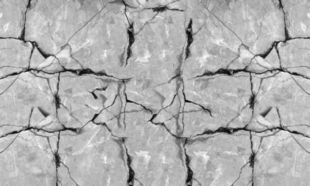 crack on marble background from a giant white rockの写真素材