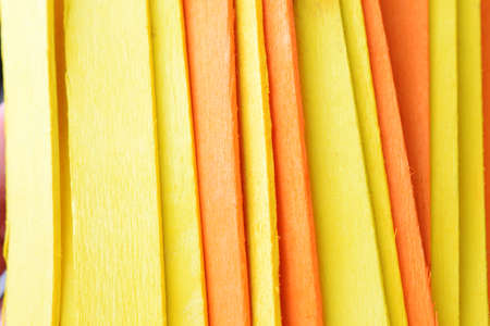 Closeup view of Colourful Ice cream sticks making backgroundの写真素材