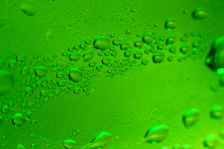 Close up water droplets on the glass, Rain drops on the glass