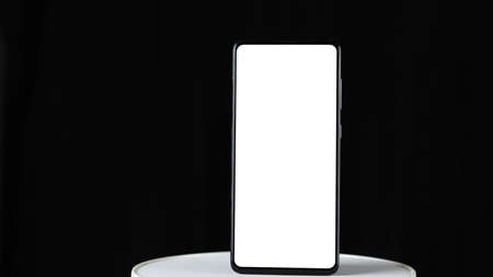 Mock-up smart phone empty screen. smart phone mockupの写真素材
