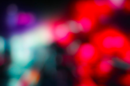 Abstract background blur with bokeh effect