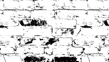Texture, wall, concrete, it can be used as a background. Wall fragment with scratches and cracksのイラスト素材