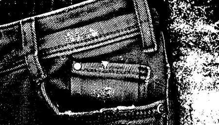 Jeans texture black and white. Grunge sketch texture to Create Distressed Effect. Overlay Distress monochrome designのイラスト素材