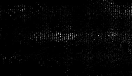 Distressed fabric texture. Vector texture of weaving fabric. Grunge background. Abstract halftone vector illustrationのイラスト素材