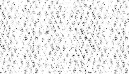 Rough texture. Worn down wallpaper pattern design. Broken plaster grunge damask effect. Distressed overlay texture Vector illustrationのイラスト素材