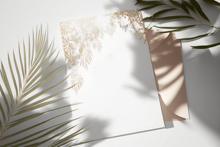 card mockup, invitation mockup, wedding stationery mockupの素材