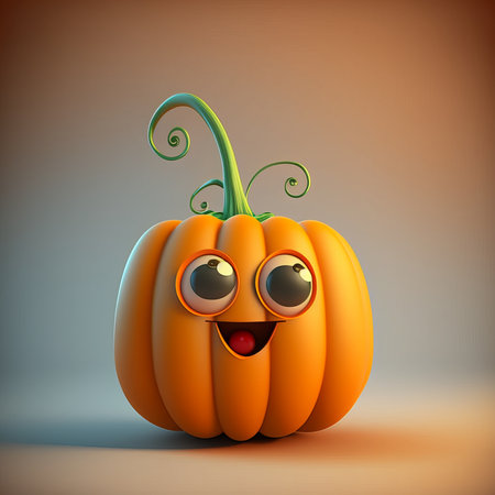 Cute Pumpkin Characterの素材